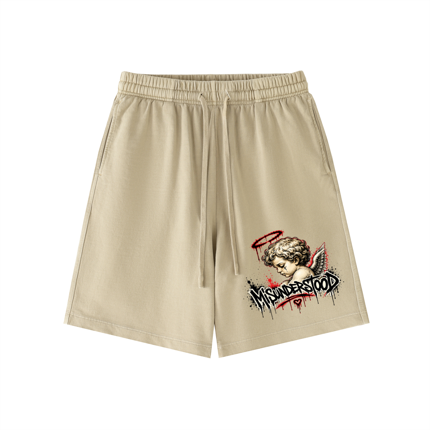 MISUNDERSTOOD Vintage Wash Cotton Shorts