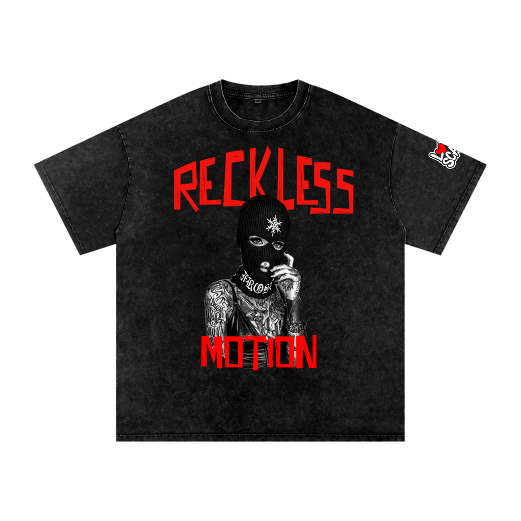 Reckless Motion Washed Oversized Cotton T-Shirt