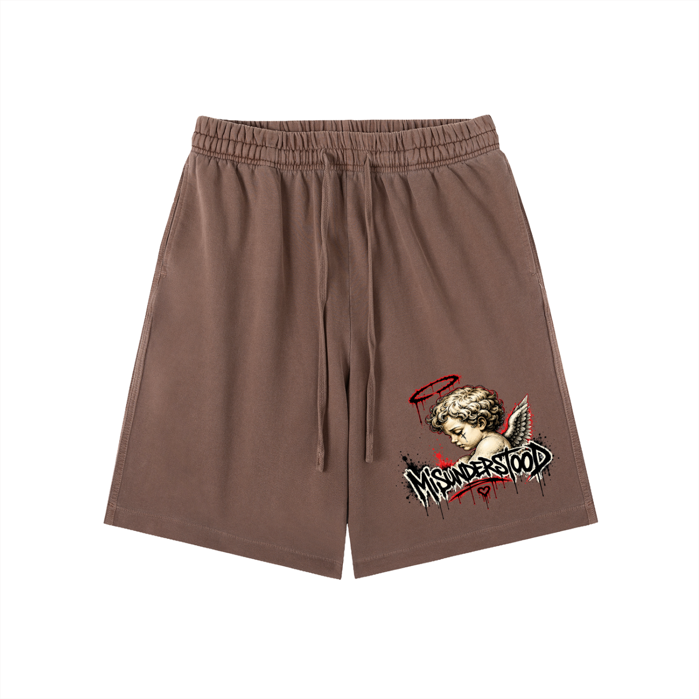 MISUNDERSTOOD Vintage Wash Cotton Shorts