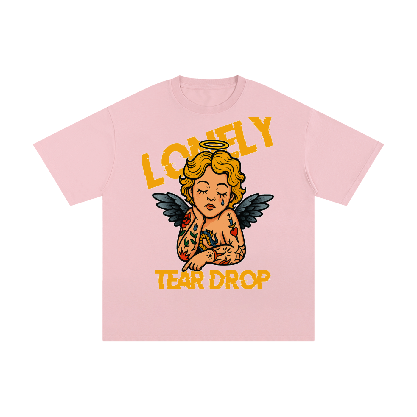 Lonely Tear Drop Unisex Pure Cotton T-Shirt