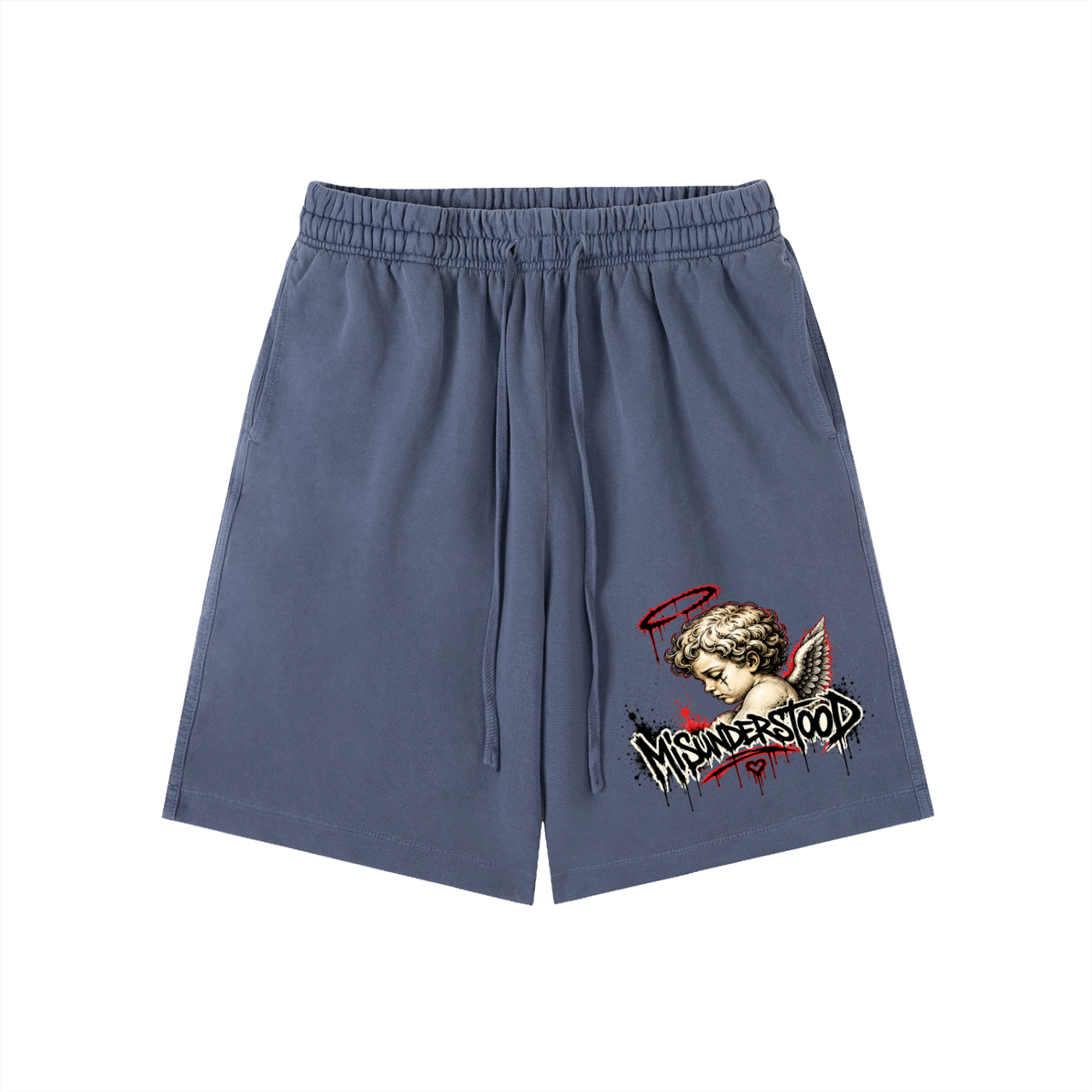 MISUNDERSTOOD Vintage Wash Cotton Shorts