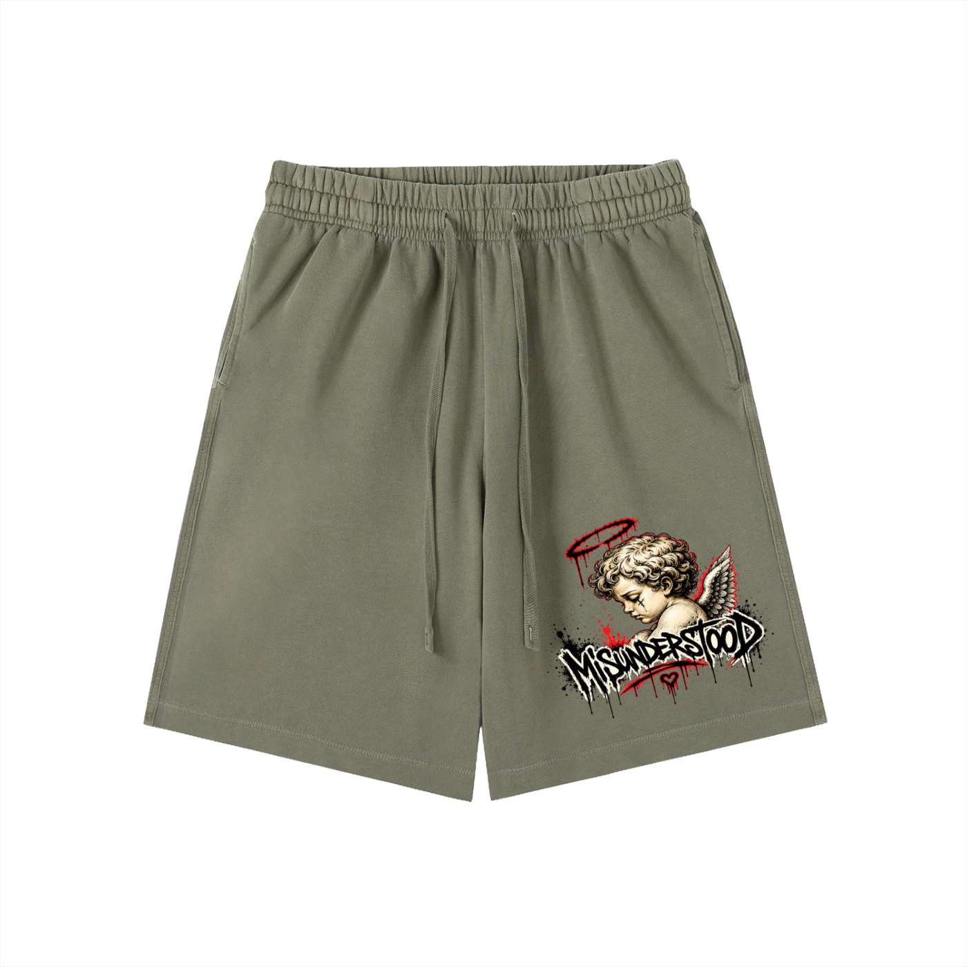 MISUNDERSTOOD Vintage Wash Cotton Shorts