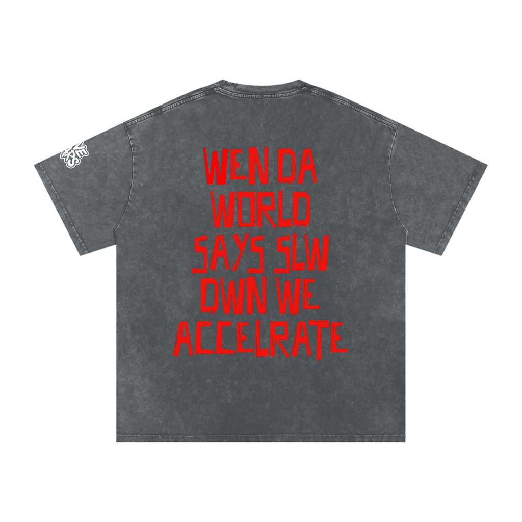Reckless Motion Washed Oversized Cotton T-Shirt