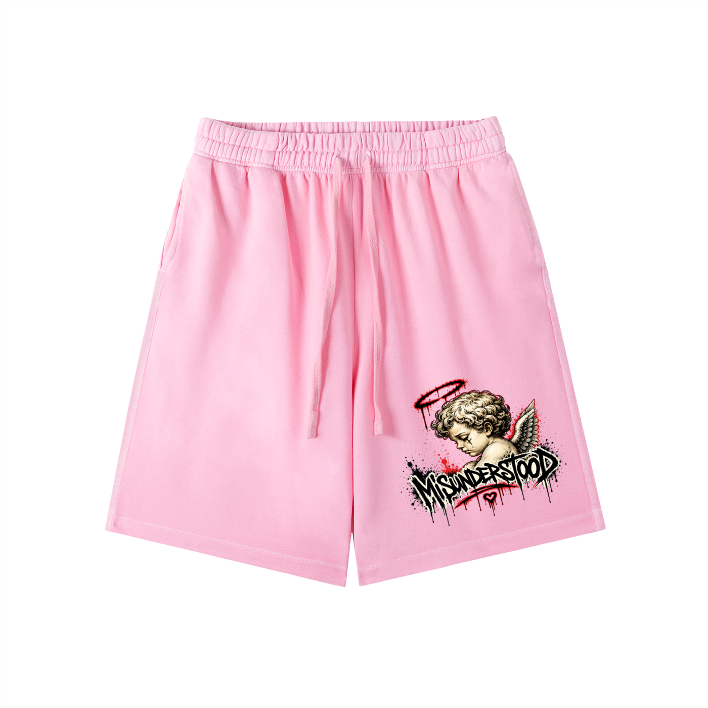 MISUNDERSTOOD Vintage Wash Cotton Shorts