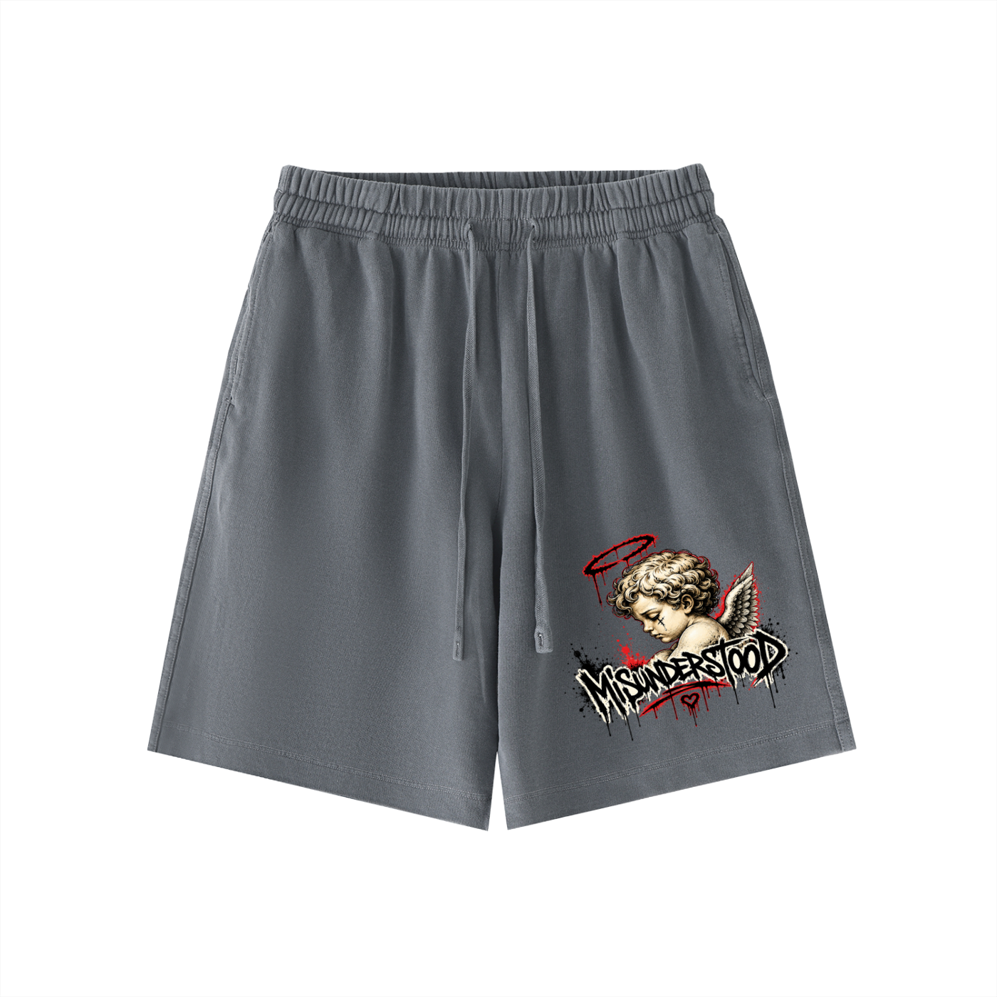 MISUNDERSTOOD Vintage Wash Cotton Shorts