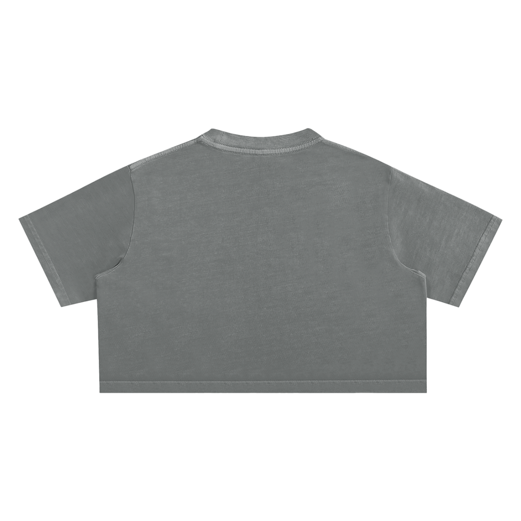 Women LoveScars Snow Washed Crop Top