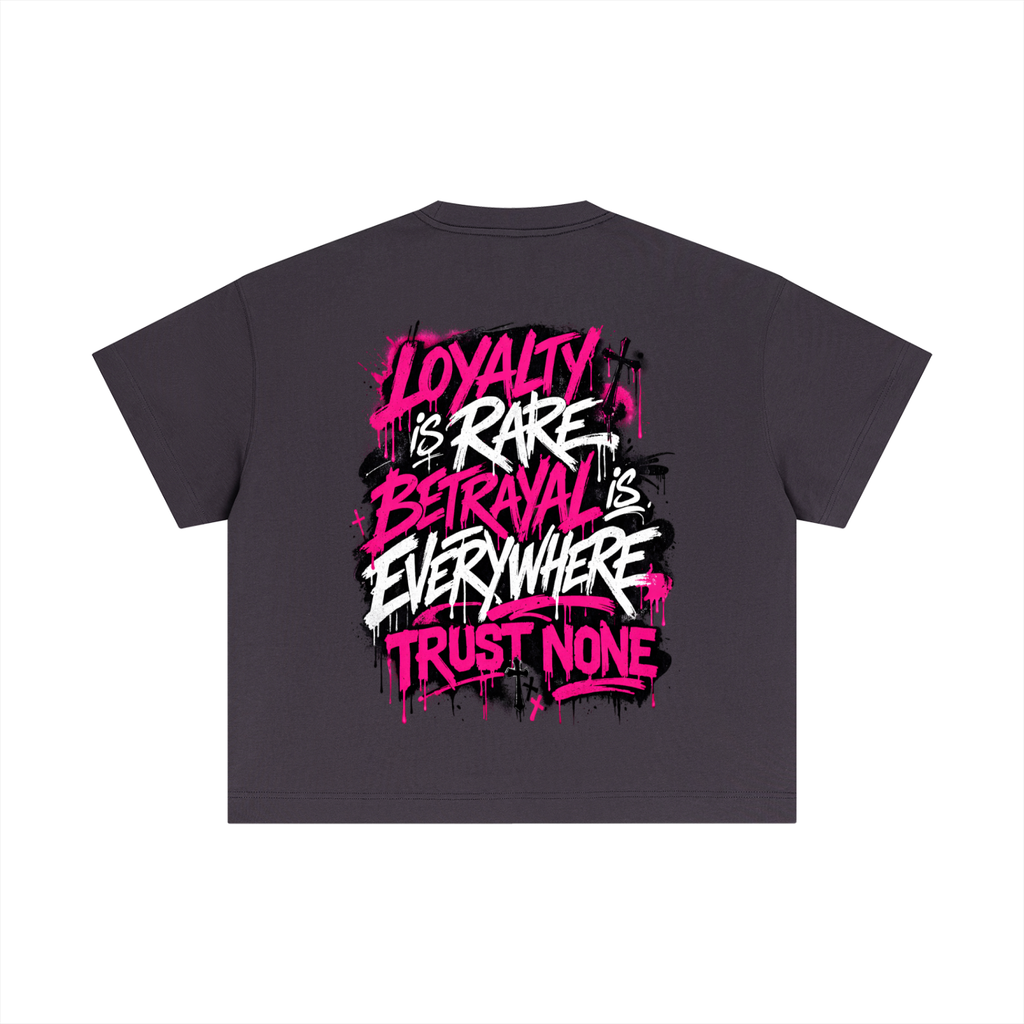 Trust None Essential Cotton Boxy T-Shirt