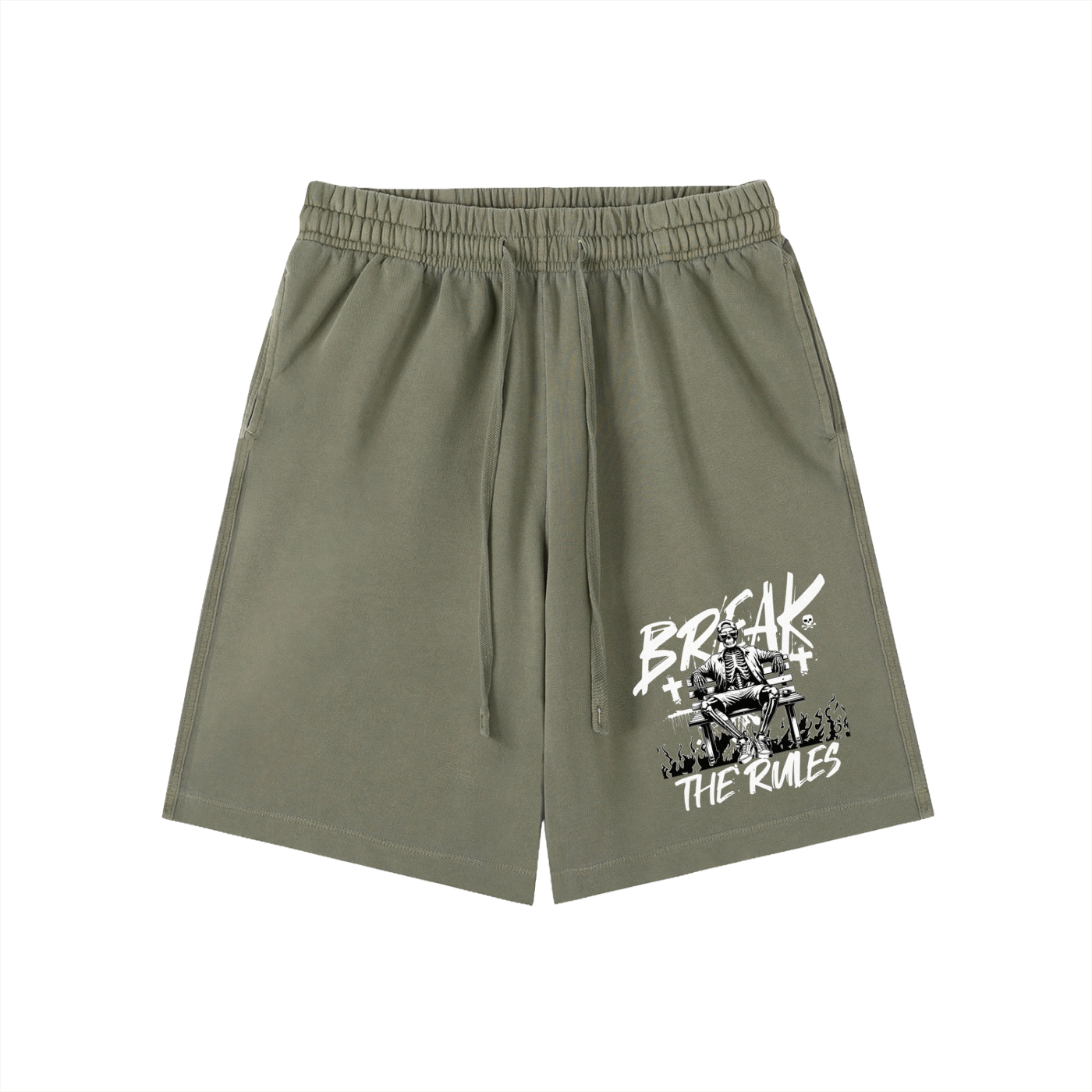 Break The Rules Vintage Wash Cotton Shorts