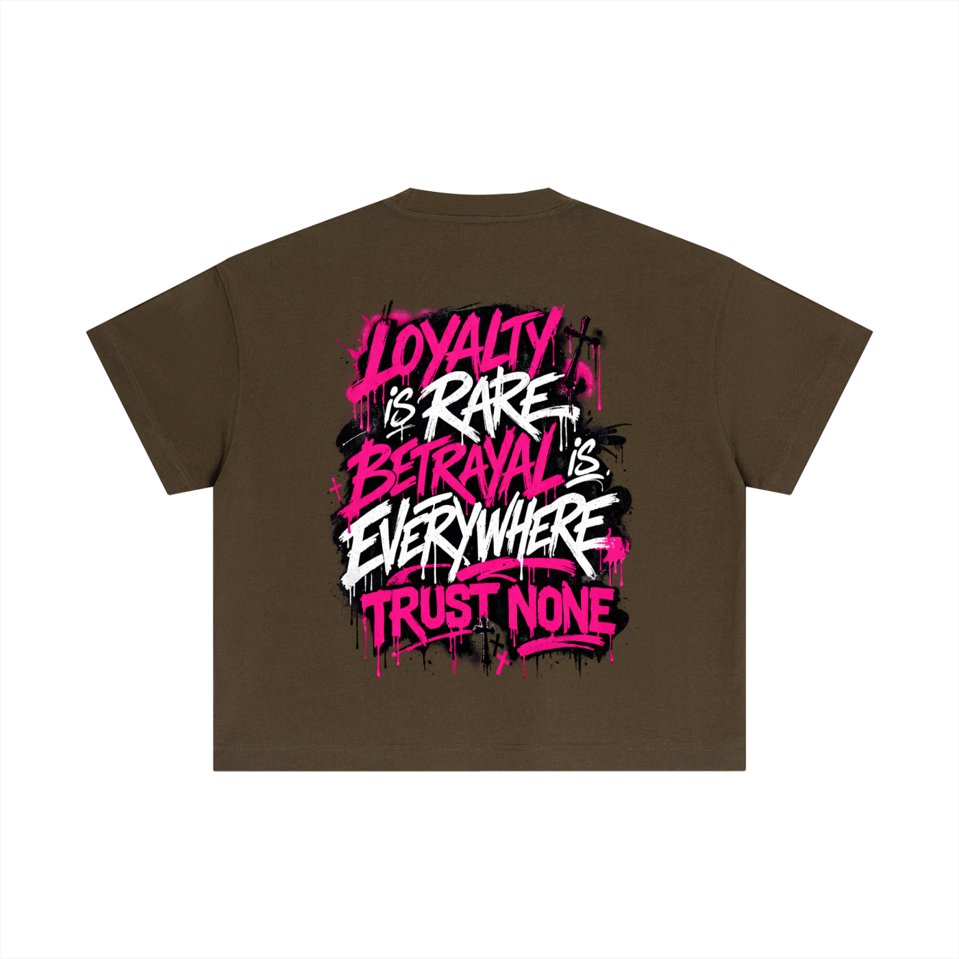Trust None Essential Cotton Boxy T-Shirt
