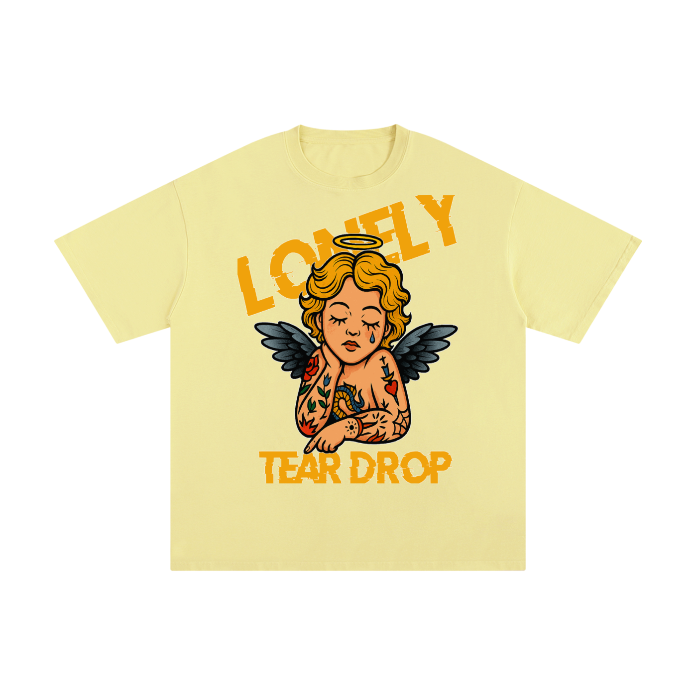 Lonely Tear Drop Unisex Pure Cotton T-Shirt