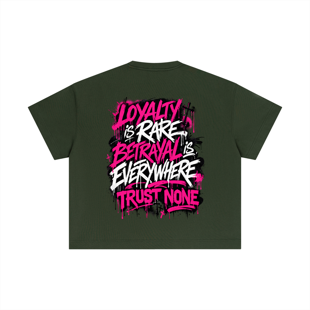 Trust None Essential Cotton Boxy T-Shirt