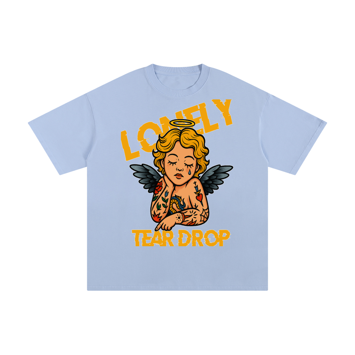 Lonely Tear Drop Unisex Pure Cotton T-Shirt