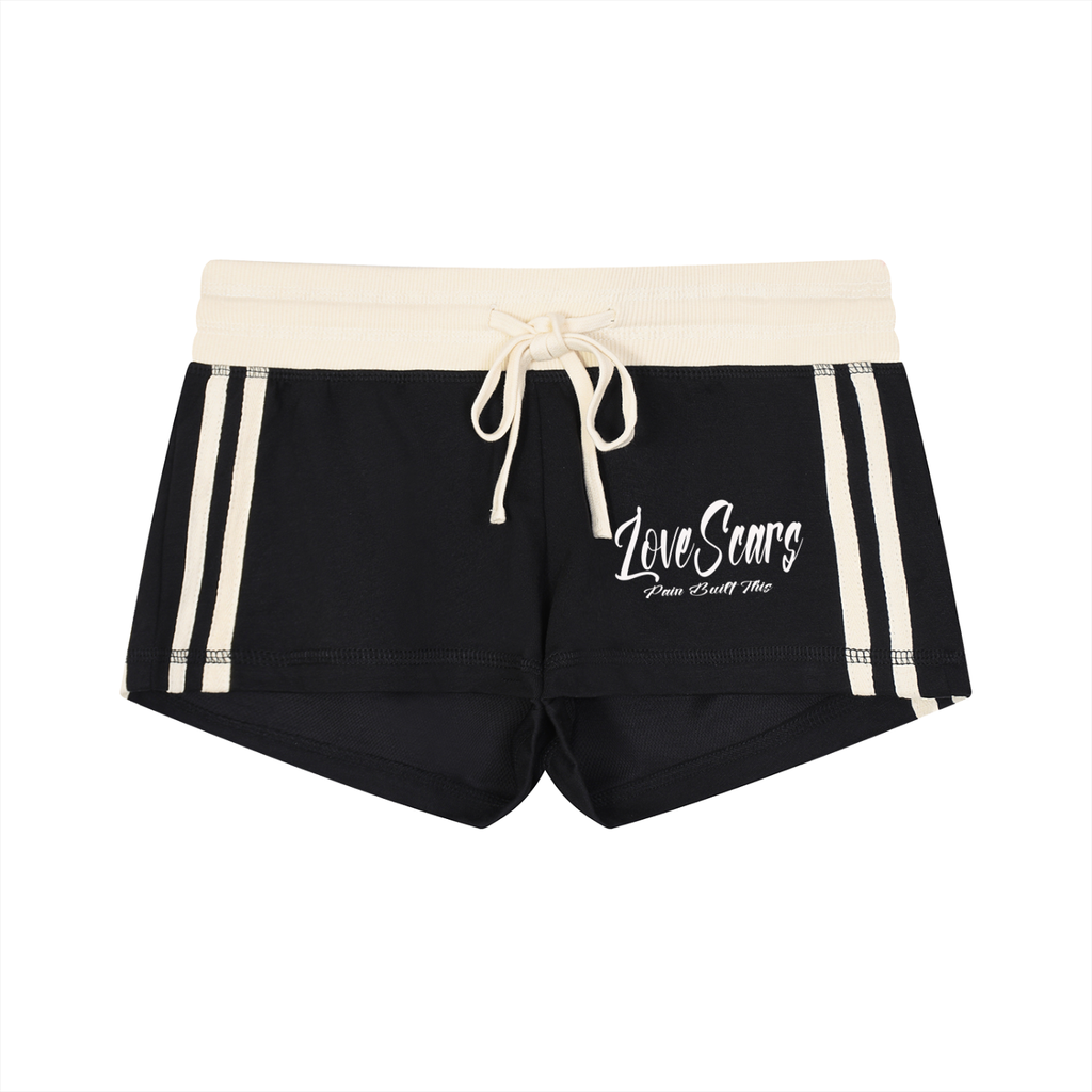 Women's LoveScars Contrast Stripe Track Shorts