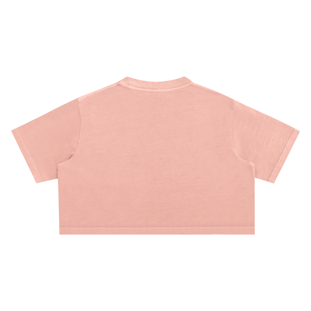 Women LoveScars Snow Washed Crop Top