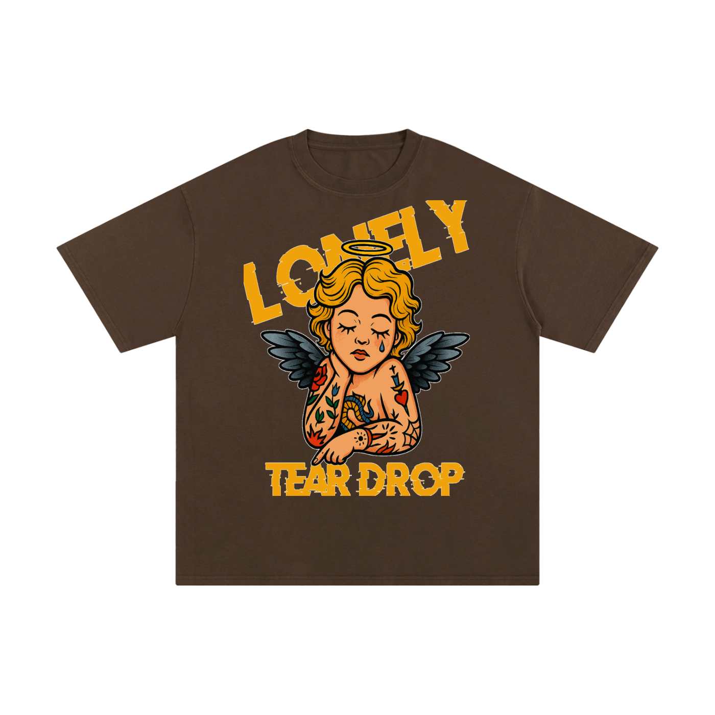 Lonely Tear Drop Unisex Pure Cotton T-Shirt