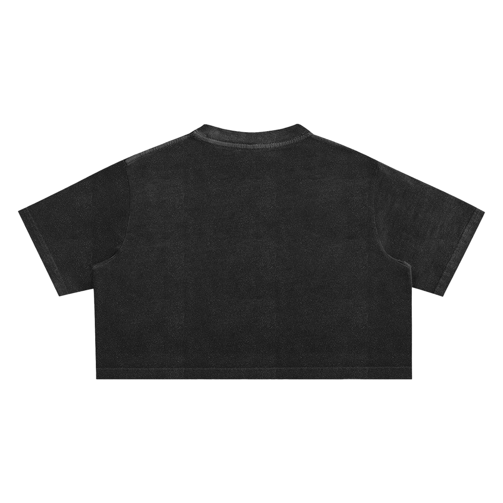Women LoveScars Snow Washed Crop Top