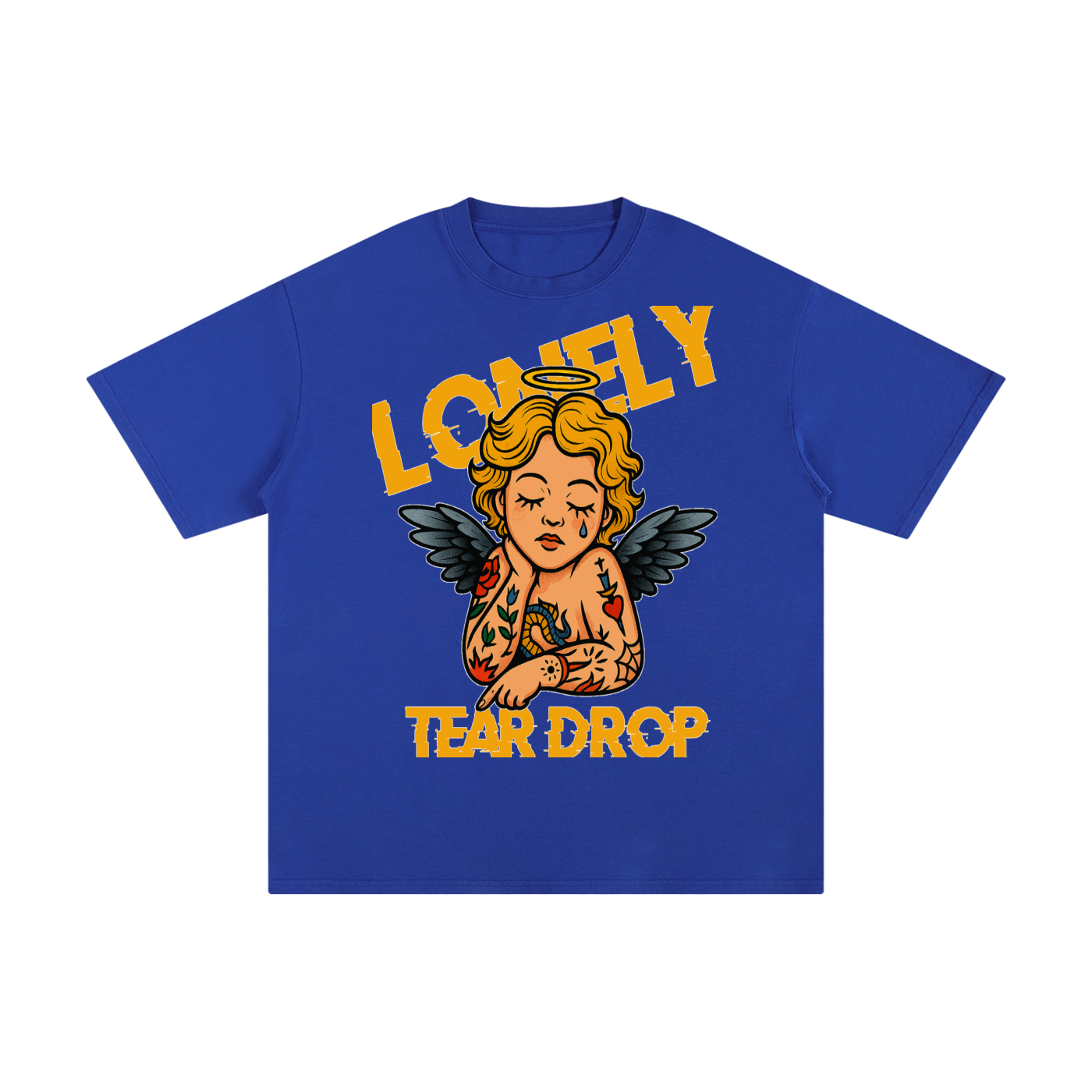 Lonely Tear Drop Unisex Pure Cotton T-Shirt