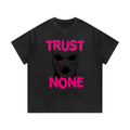 Trust None Mineral Wash Waffle Knit T-Shirt
