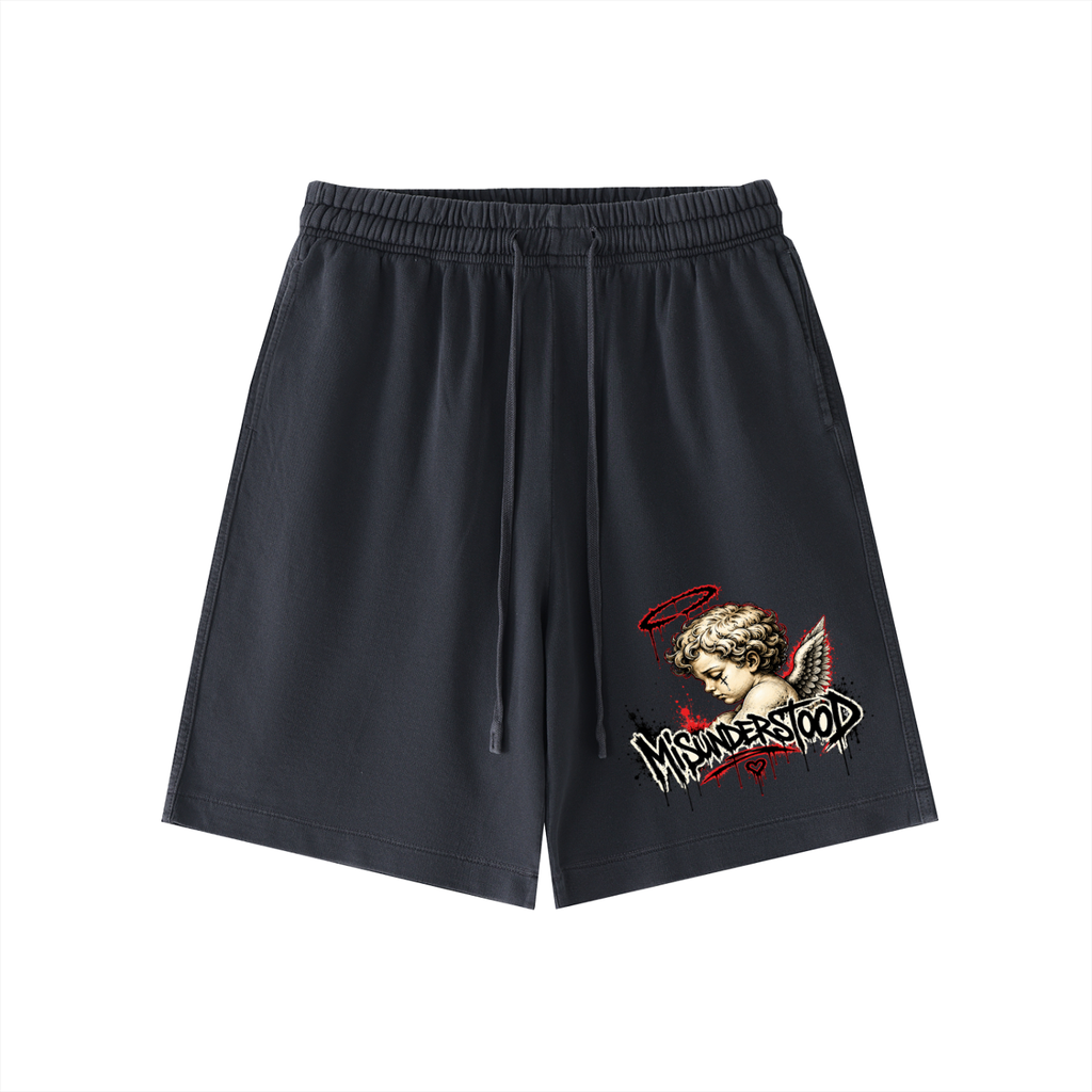 MISUNDERSTOOD Vintage Wash Cotton Shorts