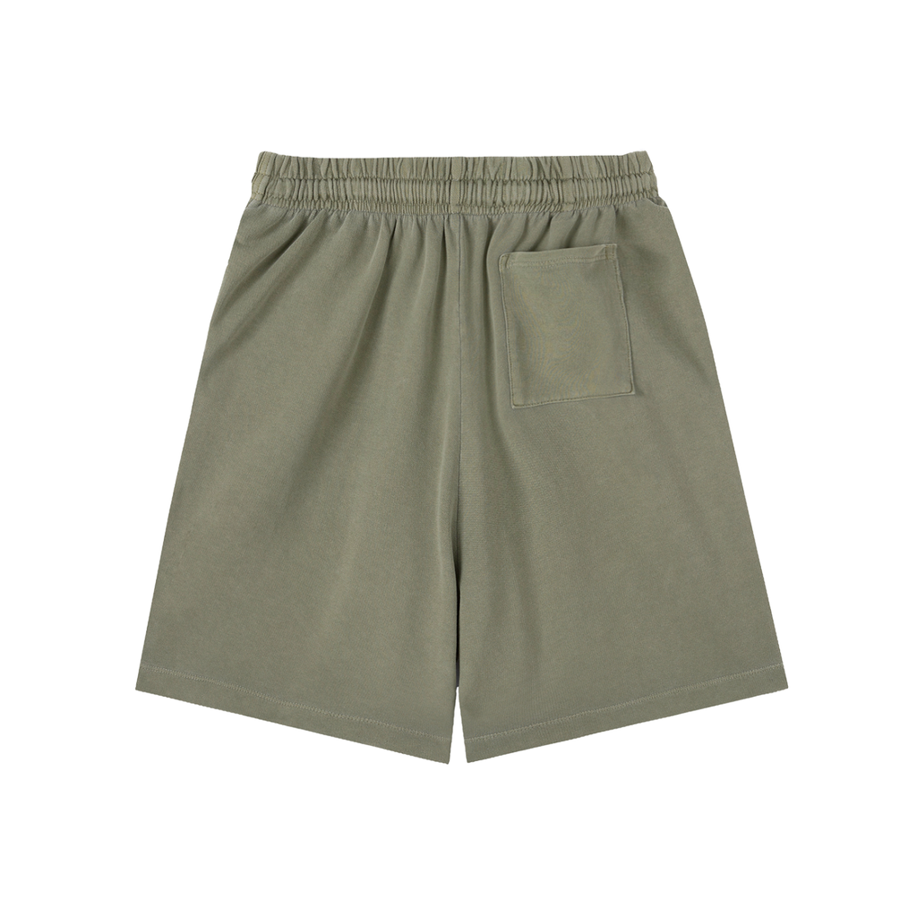 Lonely Tear Drop Vintage Wash Cotton Shorts