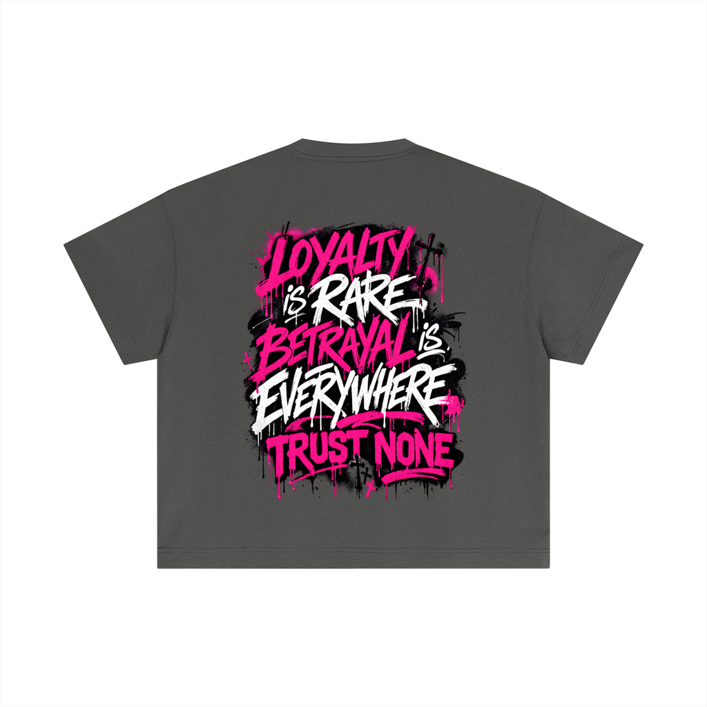 Trust None Essential Cotton Boxy T-Shirt
