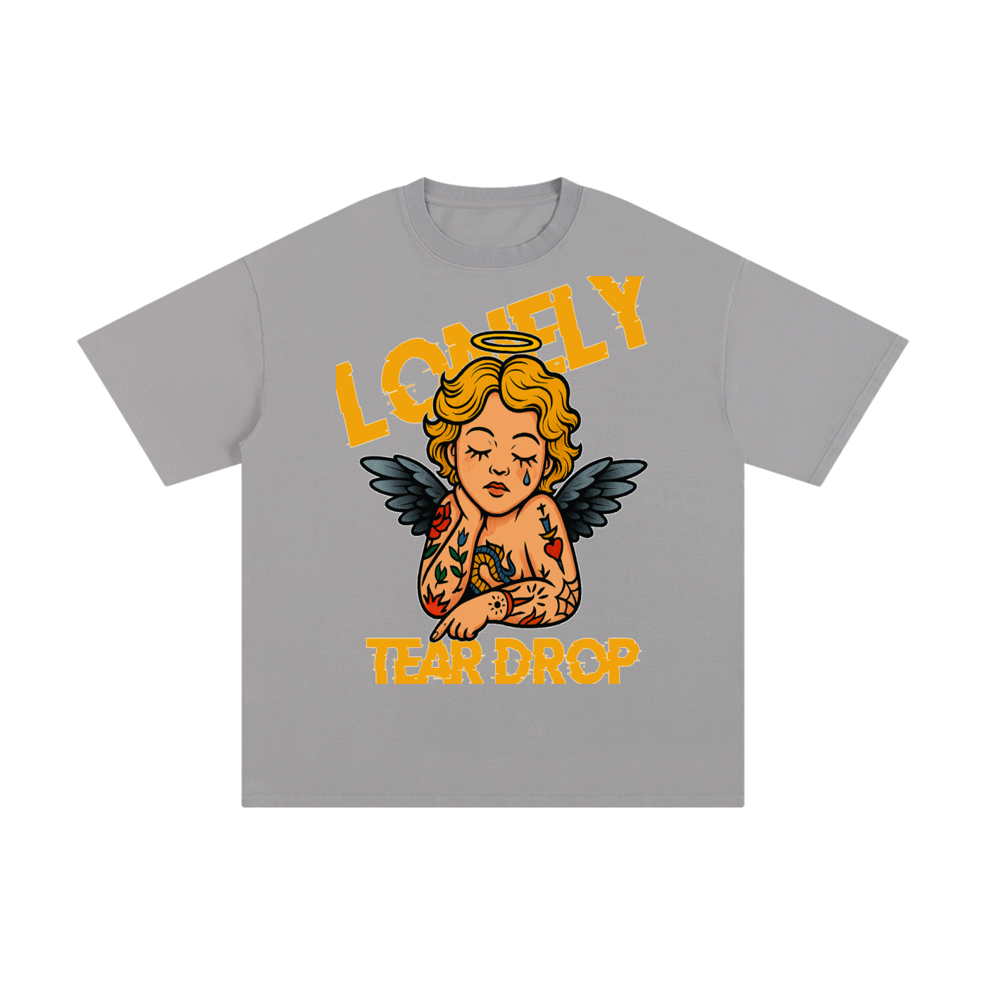 Lonely Tear Drop Unisex Pure Cotton T-Shirt