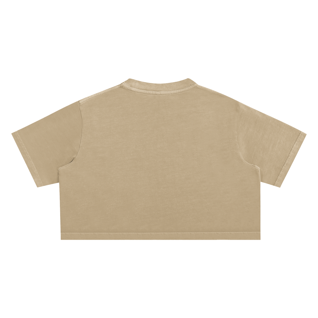 Women LoveScars Snow Washed Crop Top