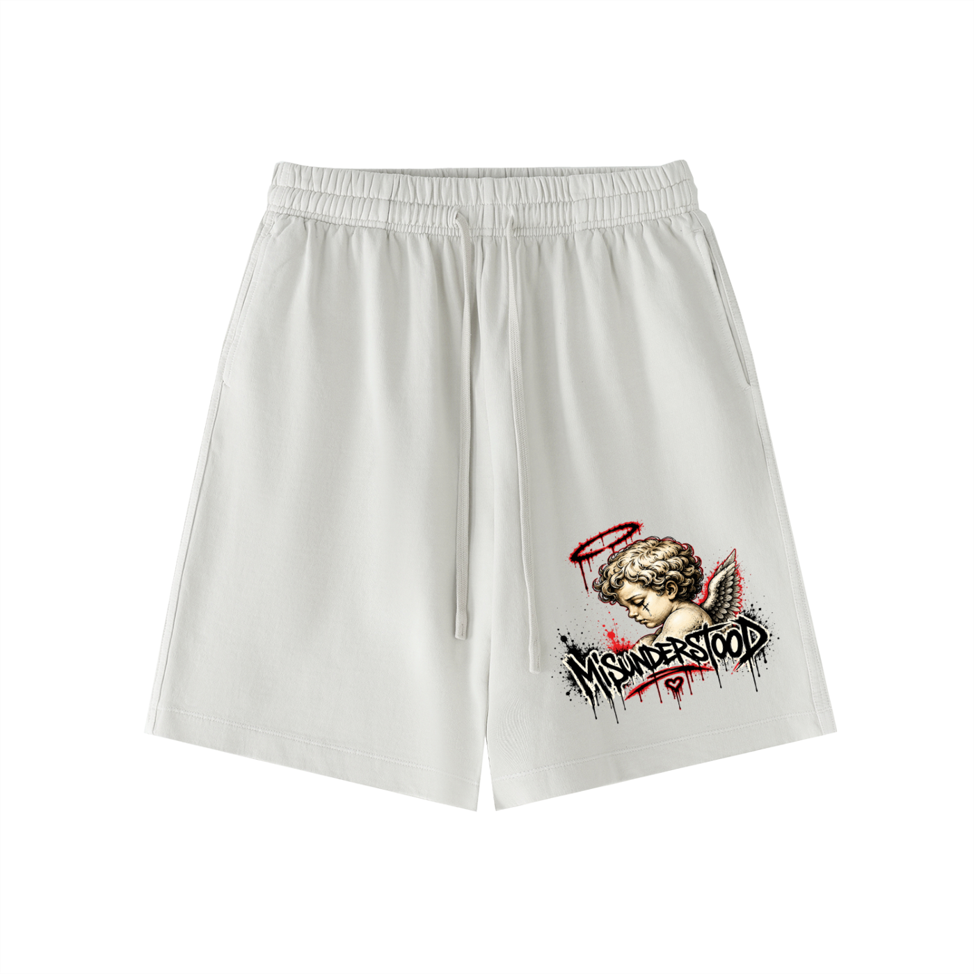 MISUNDERSTOOD Vintage Wash Cotton Shorts
