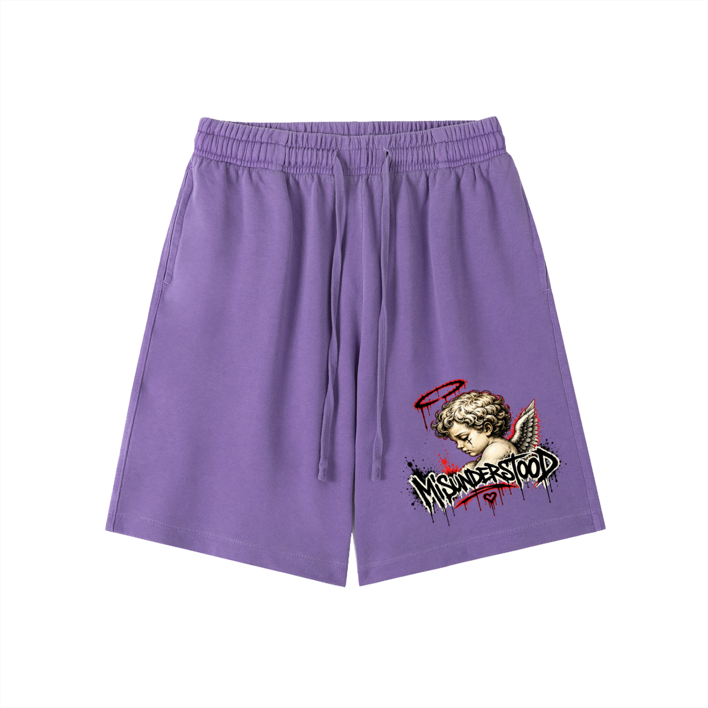 MISUNDERSTOOD Vintage Wash Cotton Shorts