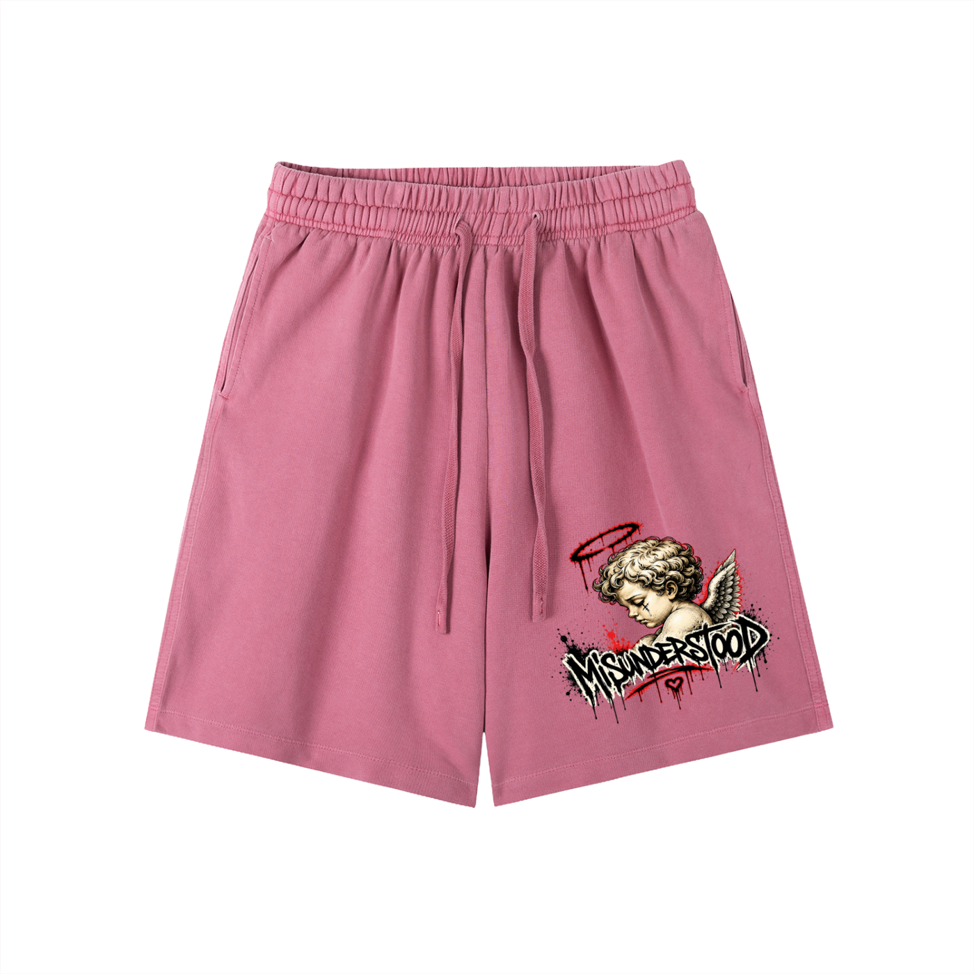 MISUNDERSTOOD Vintage Wash Cotton Shorts