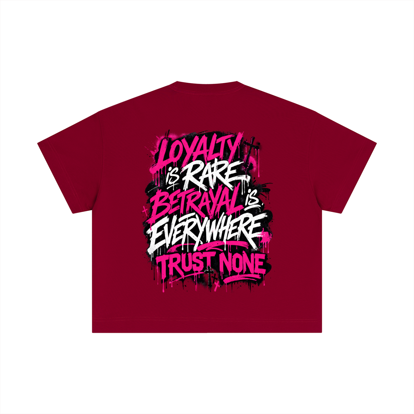 Trust None Essential Cotton Boxy T-Shirt