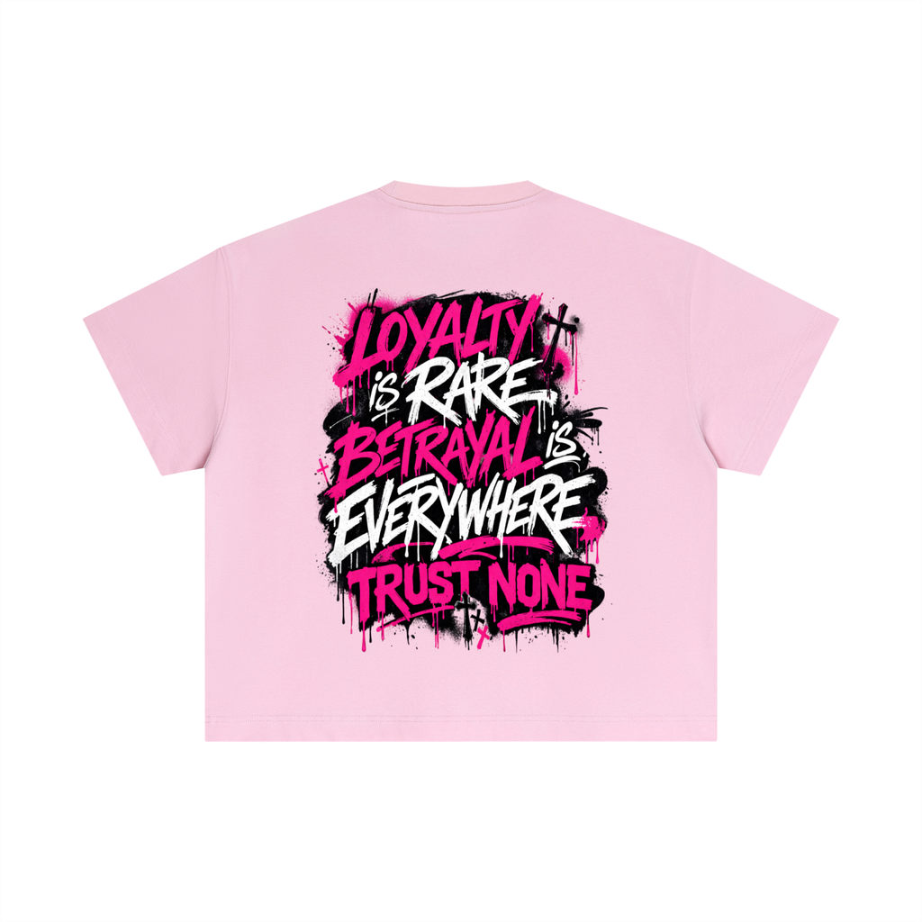 Trust None Essential Cotton Boxy T-Shirt