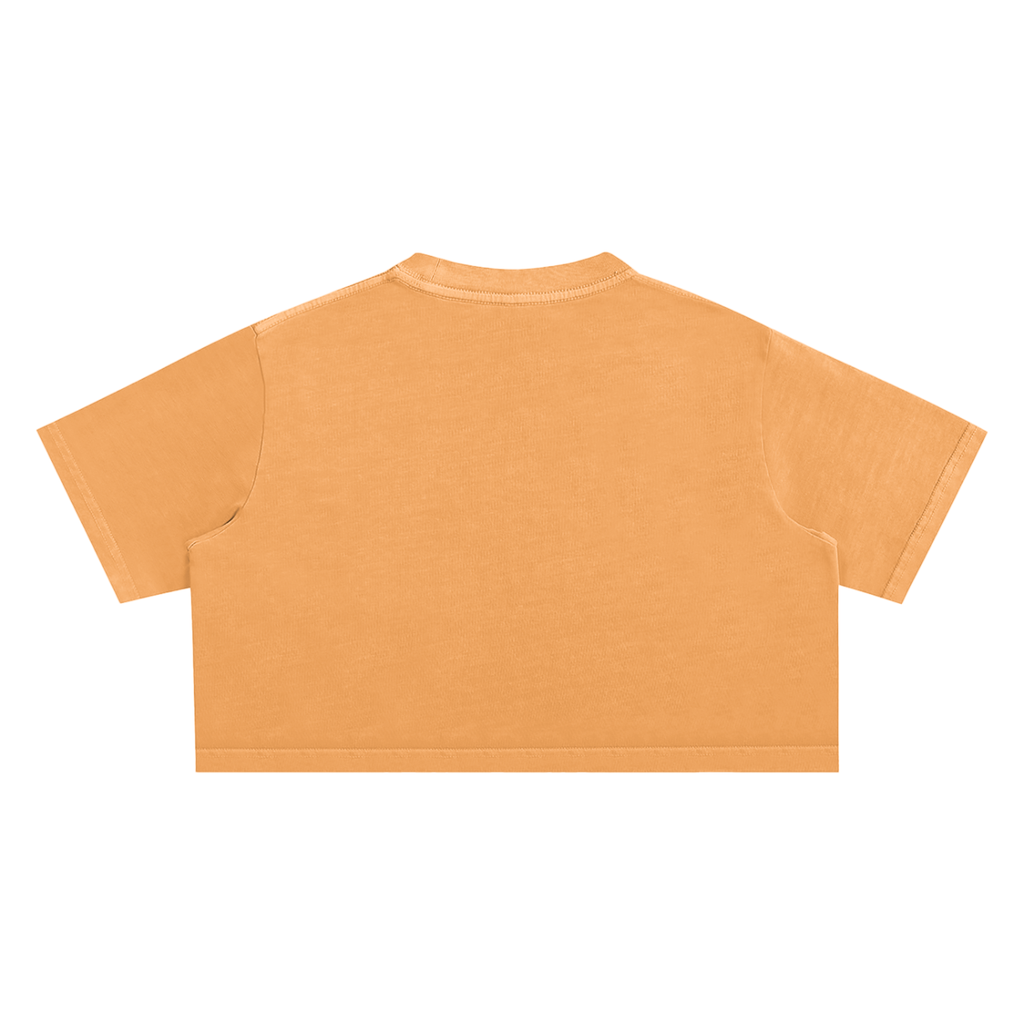 Women LoveScars Snow Washed Crop Top