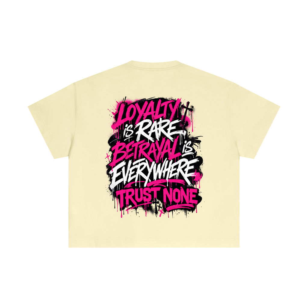 Trust None Essential Cotton Boxy T-Shirt